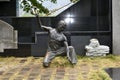 Statue, three gorges museum area, China.