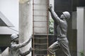 Statue, three gorges museum area, China.