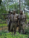 Statue of the three soldiers at the Vietnam Veterans Memorial in Washington D.C., 2008 Royalty Free Stock Photo