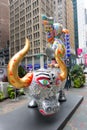 Statue in Times Square, Broadway, New York