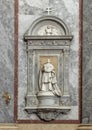 Statue titled `Joannem Card.Simor`, interior Esztergom Basilica, Esztergom, Hungary