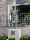 Statue to Herbert Von Karajan in Salzburg Austria