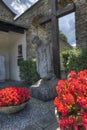 Statue to remember the mass murder on christamas evening in Bande