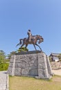 Statue of Todo Takatora in Imabari Castle, Japan Royalty Free Stock Photo