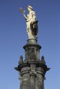 Statue on top of fountain, Deventer, The Netherlands