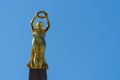 Statue on top of the Monument of Remembrance in Luxembourg City