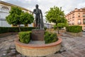 Statue of a toreador in front of the Plaza de Toros de la Maestranza