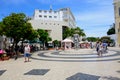 Statue in town square, Lagos, Portugal.