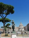 Statue of Trajan Royalty Free Stock Photo