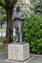 Statue tribute to Jose Joaquin Arazuri, Pamplona Spain