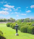 Statue in the Tuileries Garden, Louvre, Royalty Free Stock Photo