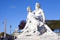 Statue in the Tuileries Garden in Paris