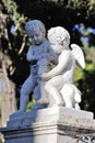 Statue of two cherubs