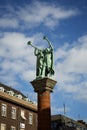 Statue of two trumpeters in Copenhagen