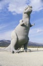 Statue of Tyrannosaurus Rex dinosaur on Highway 10 South, Southern California