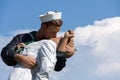 Statue of Unconditional Surrender on display in downtown Sarasota