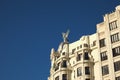 Statue of the Union building rooftop and the Fenix, with copy space