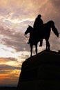 Union General Meade at Gettysburg National Battlefield Royalty Free Stock Photo