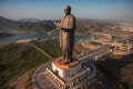 The Statue of Unity - Gujarat, India (Generative AI) Royalty Free Stock Photo