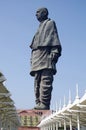 Statue of Unity of Vallabhbhai Patel. World`s tallest statue at 182 meters