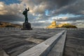 Andros island, Greece. The unknown sailor