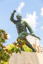 Statue of an unknown soldier in Tirana, Albania.