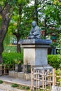 Statue of Uryu Iwako famous charitable who lead in building hospitals woman of Sensoji temple the famous temple in Tokyo, Japan.