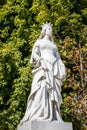 Statue of Valentine de Milan in Luxembourg Gardens, Paris