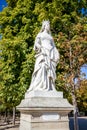 Statue of Valentine de Milan in Luxembourg Gardens, Paris