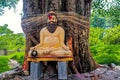 Statue of Valmiki Banaras Hindu University at Varanasi , Uttar Pradesh Royalty Free Stock Photo