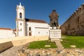 The statue of Vasco da Gama in his home town of Sines Royalty Free Stock Photo