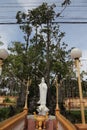 Statue in Vinh Trang Chua in Vietnam Royalty Free Stock Photo