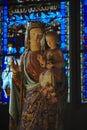 Statue of the virgin in the cathedral of clermont ferrand