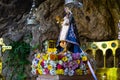 Statue of the Virgin of Covadonga in the Sanctuary in Cangas de Onis, Asturias, Spain. Historic symbol of the spanish reconquest