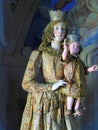 Statue of Virgin Mary and baby Jesus Royalty Free Stock Photo