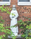 Statue of Virgin Mary in the church area.