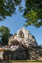 The statue of the Virgin Mary in the grotto at the sanctuary of St. Anna in Gora Swieta Anna Mount St. Anne