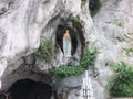 Statue of Virgin Mary Lourdes France Royalty Free Stock Photo