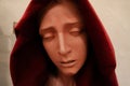 Statue of the Virgin Mary made of clay Royalty Free Stock Photo