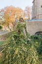 Statue of Virgin Mary near Sedlec Ossuary