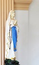 Statue of Virgin Mary in the old Catholic Church in India Royalty Free Stock Photo