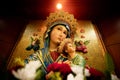 The statue of the Virgin Mary in the Roman Catholic Church Royalty Free Stock Photo