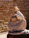 Statue at Visitors Centre near Rio Grande Bridge New Mexico USA Royalty Free Stock Photo