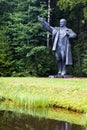 Statue of Vladimir Lenin in the Grutas park, Druskininkai Royalty Free Stock Photo