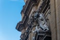 Statue on the wall of the church of Saints Michael and Cajetan, Florence, Italy Royalty Free Stock Photo