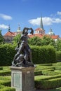 Statue at the Wallenstein Garden in Prague Royalty Free Stock Photo