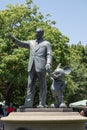 Statue of Walt Disney and Mickey Mouse at Disneyland Park, Anaheim