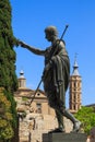 Bronze statue of Julius Caesar Augustus, Zaragoza, Spain