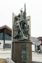 Statue in Wellington waterfront, New Zealand