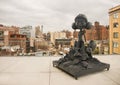 A statue at the Whitney Museum